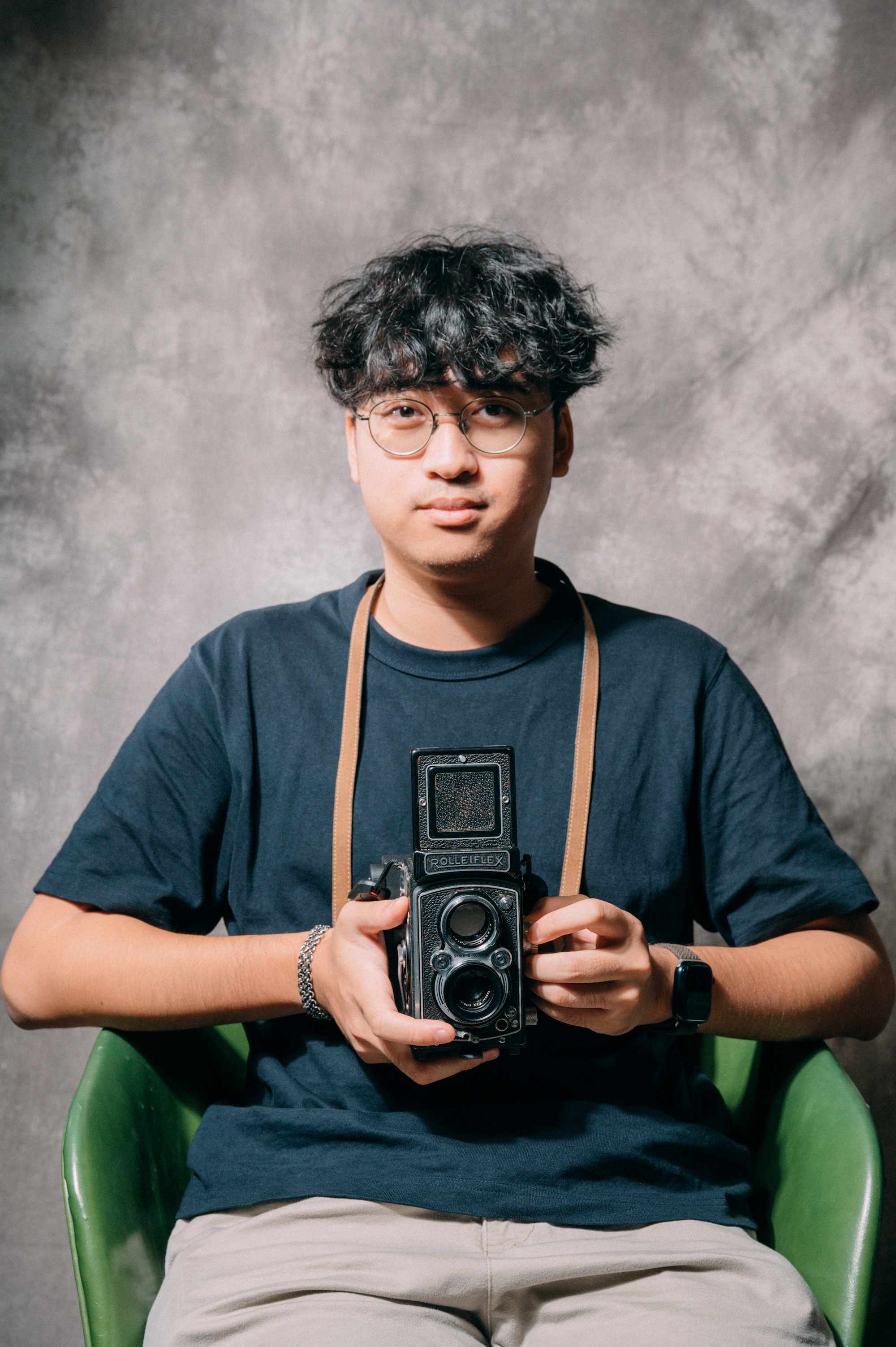 Rob Cheung with Rolleiflex